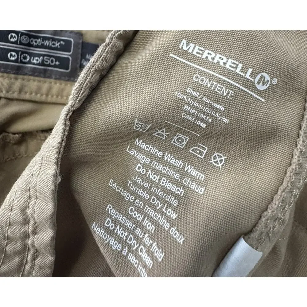 Merrell Opti-Wick UPF 50 Womens Size 14 Green Pants 100% Nylon - Picture 3 of 7
